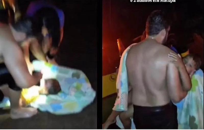 Policial Militar de folga salva cinco pessoas de caminhonete submersa após forte chuva em Matupá