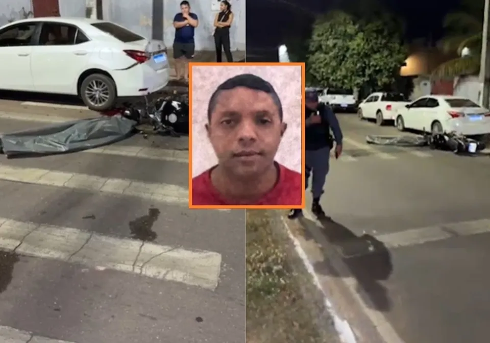 Motociclista perde controle de veículo durante racha, bate em dois carros e morre