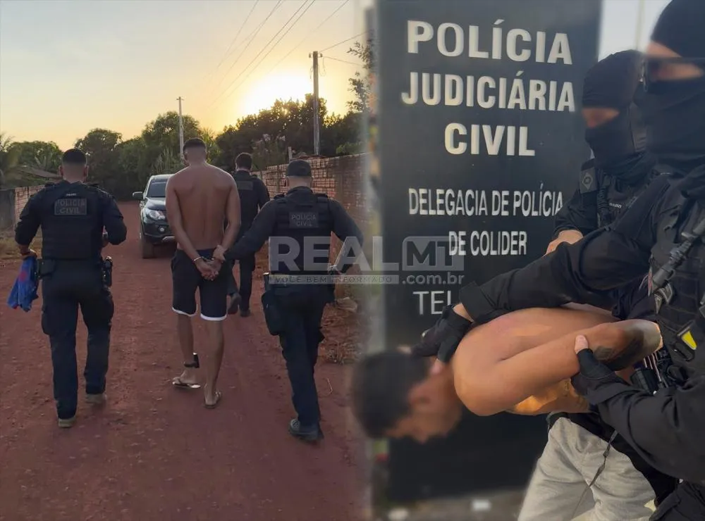 Polícia Civil prende seis pessoas em operação contra organização criminosa ligada ao tráfico em Colíder