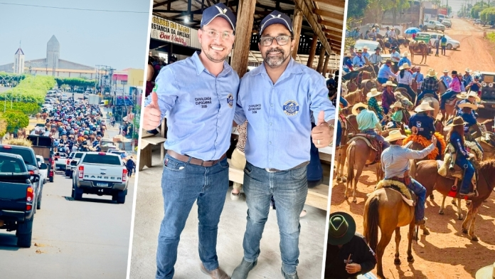 Primeira Cavalgada da ExpoCanaã reúne centenas de participantes em Nova Canaã do Norte