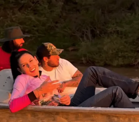 Leonardo, Zé Felipe e Ana Castela passam fim de semana em MT e mostram belezas do pantanal