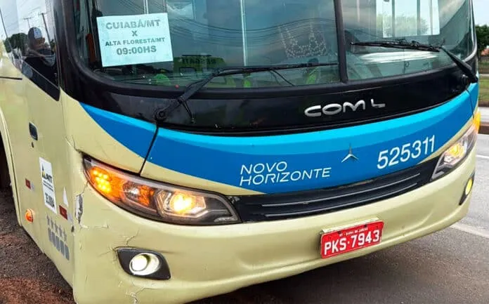 Criança atropelada por ônibus na BR-163 em Sorriso é internada em estado grave