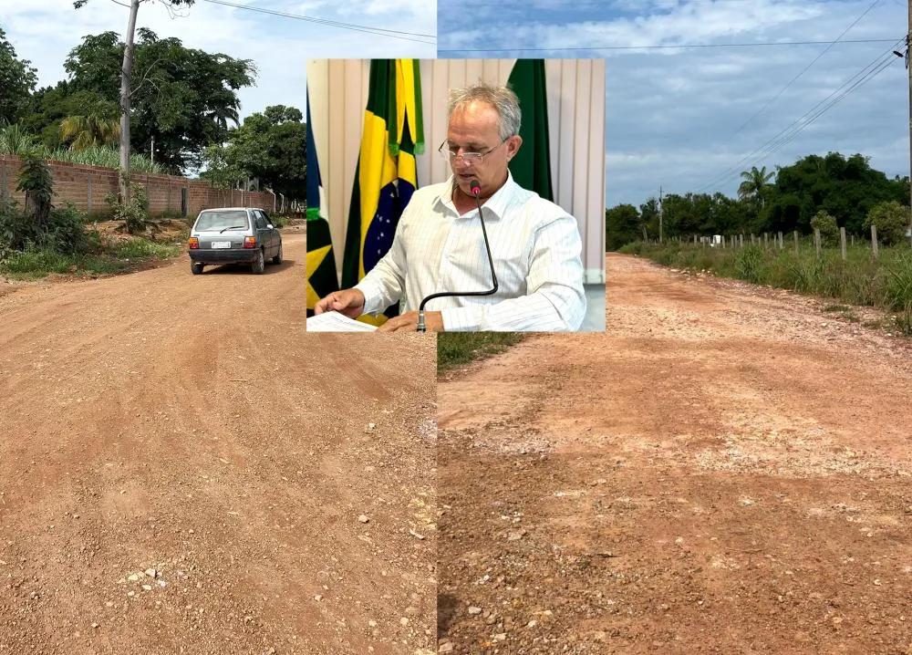 Vereadores Fábio Furlanetto e Marcelo Cânova apresentam indicação para pavimentação da Estrada da Comunidade Santa Fé